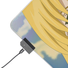 Load image into Gallery viewer, Blonde-chan RGB LED Mouse Pad (Desk Mat)