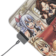 Load image into Gallery viewer, Fairy Tail Natsu Dragneel, Erza Scarlet, Gray Fullbuster, Lucy Heartfilia, Happy RGB LED Mouse Pad (Desk Mat)
