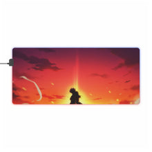 Load image into Gallery viewer, Natsu and Lucy (Fairy Tail) RGB LED Mouse Pad (Desk Mat)