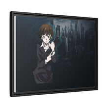 Load image into Gallery viewer, Akane Tsunemori with a dominator Canvas Framed Art Print