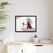 Load image into Gallery viewer, Nao Tomori With her camera Canvas Framed Art Print