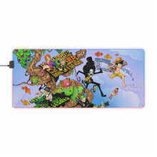 Load image into Gallery viewer, One Piece Monkey D. Luffy, Roronoa Zoro, Sanji, Nico Robin, Tony Tony Chopper RGB LED Mouse Pad (Desk Mat)
