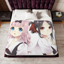 Load image into Gallery viewer, Kaguya and Chika Sherpa Blanket