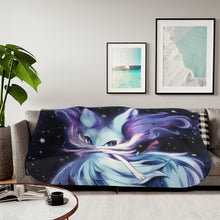 Load image into Gallery viewer, Ice Braixen Sherpa Blanket
