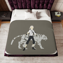 Load image into Gallery viewer, Anime Bungou Stray Dogs Sherpa Blanket