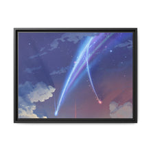 Load image into Gallery viewer, Anime Your Name. Canvas Framed Art Print
