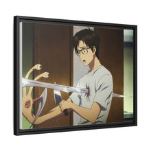 Load image into Gallery viewer, Shinich getting stabbed (Parasyte Canvas Framed Art Print