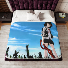 Load image into Gallery viewer, Anime Kill La Kill Sherpa Blanket