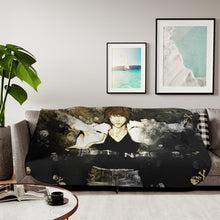 Load image into Gallery viewer, Light Yagami Sherpa Blanket