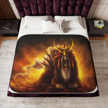 Load image into Gallery viewer, The holy guardian of the sacred fire Sherpa Blanket