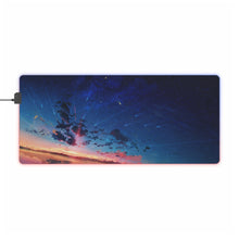 Load image into Gallery viewer, Anime Sunset RGB LED Mouse Pad (Desk Mat)