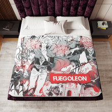 Load image into Gallery viewer, Anime Black Clover Sherpa Blanket