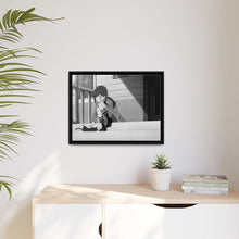 Load image into Gallery viewer, Ichigo 015 and Black Cat Canvas Framed Art Print