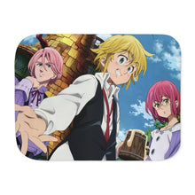 Load image into Gallery viewer, Anime The Seven Deadly Sins Sherpa Blanket