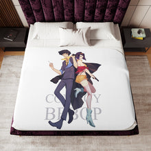 Load image into Gallery viewer, Anime Cowboy Bebop Sherpa Blanket