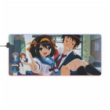 Load image into Gallery viewer, The Melancholy Of Haruhi Suzumiya RGB LED Mouse Pad (Desk Mat)