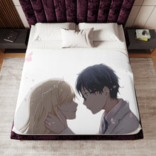 Load image into Gallery viewer, Anime Your Lie in April Sherpa Blanket