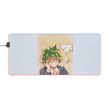 Load image into Gallery viewer, My Hero Academia Izuku Midoriya RGB LED Mouse Pad (Desk Mat)