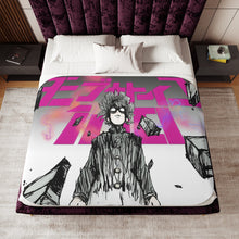 Load image into Gallery viewer, Mob Psycho 100 Shigeo Kageyama Sherpa Blanket