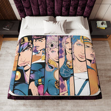 Load image into Gallery viewer, Anime Jojo's Bizarre Adventure Sherpa Blanket