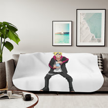 Load image into Gallery viewer, Boruto Sherpa Blanket