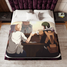 Load image into Gallery viewer, Saitama and License-less Rider Sherpa Blanket