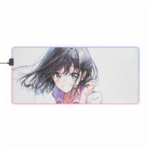 Load image into Gallery viewer, Masamune-kun's Revenge Aki Adagaki RGB LED Mouse Pad (Desk Mat)