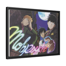 Load image into Gallery viewer, Mob Psycho 100 Arataka Reigen, Shigeo Kageyama, Ritsu Kageyama Canvas Framed Art Print