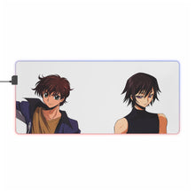 Load image into Gallery viewer, Code Geass Lelouch Lamperouge, Suzaku Kururugi RGB LED Mouse Pad (Desk Mat)