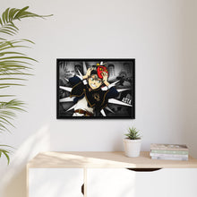 Load image into Gallery viewer, ASTA BLACK CLOVER Canvas Framed Art Print