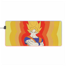 Load image into Gallery viewer, Goku - Dragon Ball Z RGB LED Mouse Pad (Desk Mat)