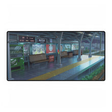 Load image into Gallery viewer, Anime Train Station Mouse Pad (Desk Mat)