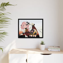Load image into Gallery viewer, Rider of Black Canvas Framed Art Print