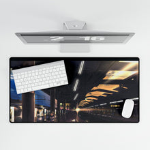 Load image into Gallery viewer, Anime Train Station Mouse Pad (Desk Mat)