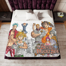 Load image into Gallery viewer, The Sins are all here Sherpa Blanket