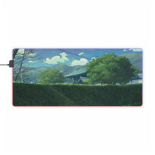 Load image into Gallery viewer, Anime Landscape RGB LED Mouse Pad (Desk Mat)