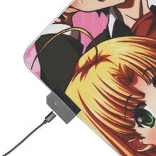 Load image into Gallery viewer, High School DxD Rias Gremory, Issei Hyoudou, Asia Argento RGB LED Mouse Pad (Desk Mat)