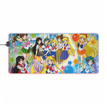 Load image into Gallery viewer, Sailor Moon RGB LED Mouse Pad (Desk Mat)