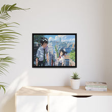 Load image into Gallery viewer, Anime Your Name. Canvas Framed Art Print