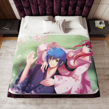 Load image into Gallery viewer, Fairy Tail Erza Scarlet, Jellal Fernandes Sherpa Blanket