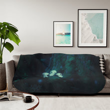 Load image into Gallery viewer, Anime Princess Mononoker Sherpa Blanket
