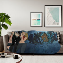 Load image into Gallery viewer, Soul Eater Sherpa Blanket