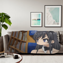 Load image into Gallery viewer, Mai Sakurajima Sherpa Blanket