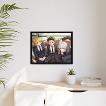 Load image into Gallery viewer, Hunter x Hunter Killua Zoldyck, Kurapika, Gon Freecss Canvas Framed Art Print