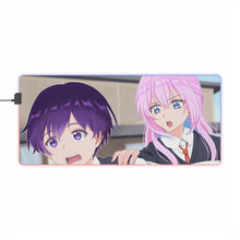 Load image into Gallery viewer, Shikimori's Not Just A Cutie RGB LED Mouse Pad (Desk Mat)