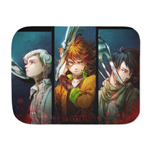 Load image into Gallery viewer, The Promised Neverland Ray, Norman, Emma Sherpa Blanket