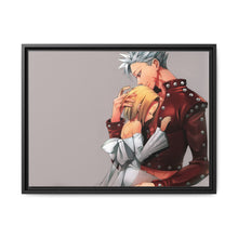 Load image into Gallery viewer, Ban and his Elaine Canvas Framed Art Print