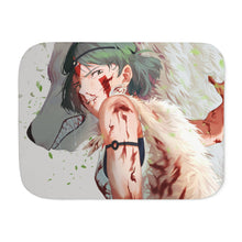 Load image into Gallery viewer, Princess Mononoke Sherpa Blanket