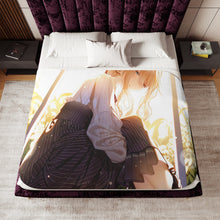 Load image into Gallery viewer, Anime Violet Evergarden Sherpa Blanket