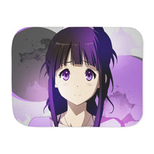 Load image into Gallery viewer, Eru Chitanda Face Sherpa Blanket